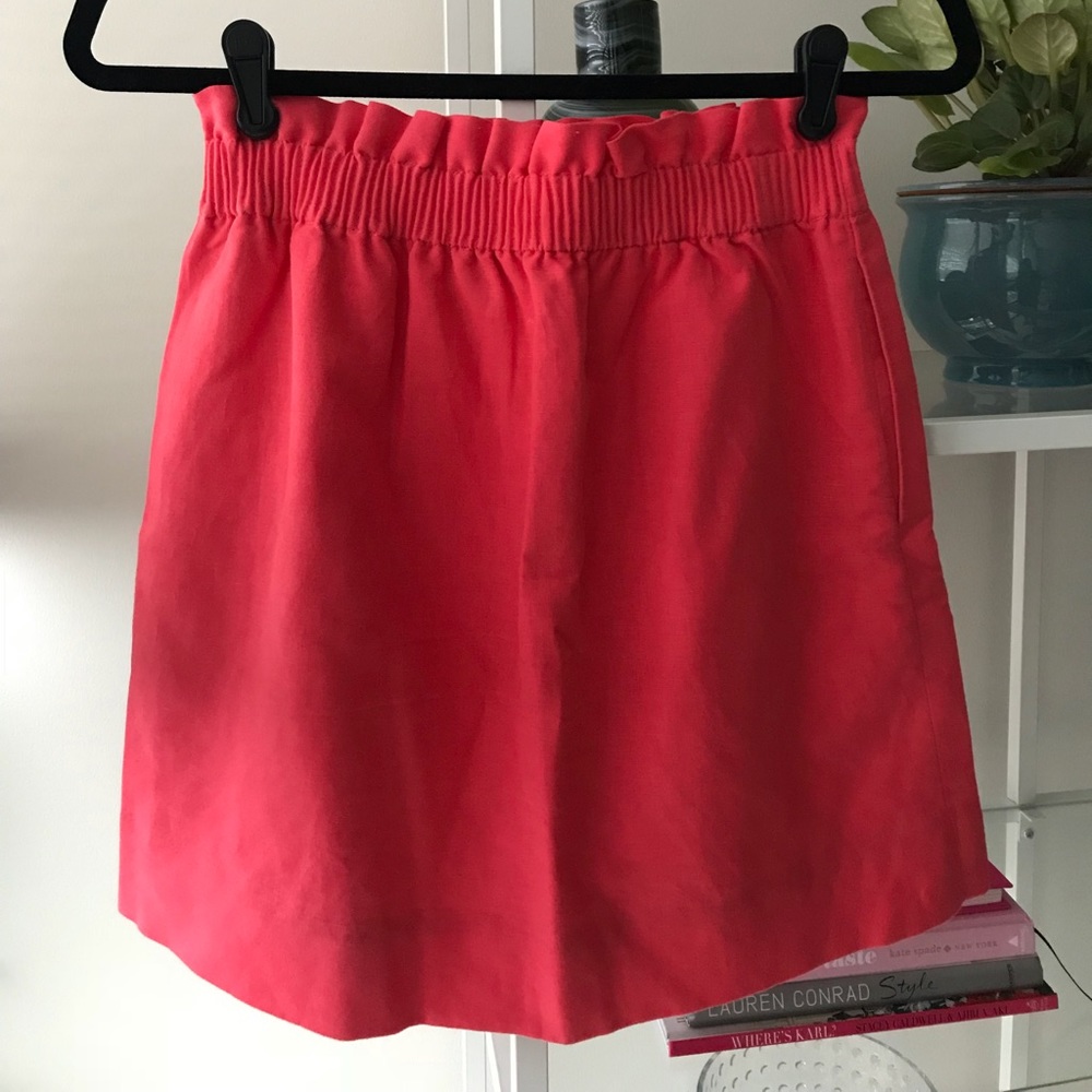 JCrew Factory Linen Mini Skirt